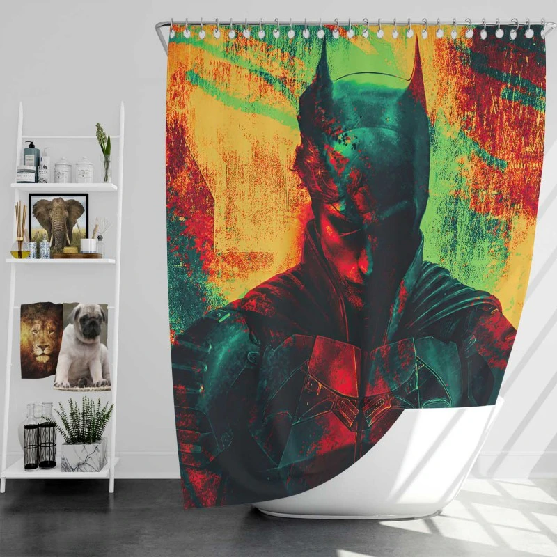 The Batman Movie Dc Comics Bath Shower Curtain