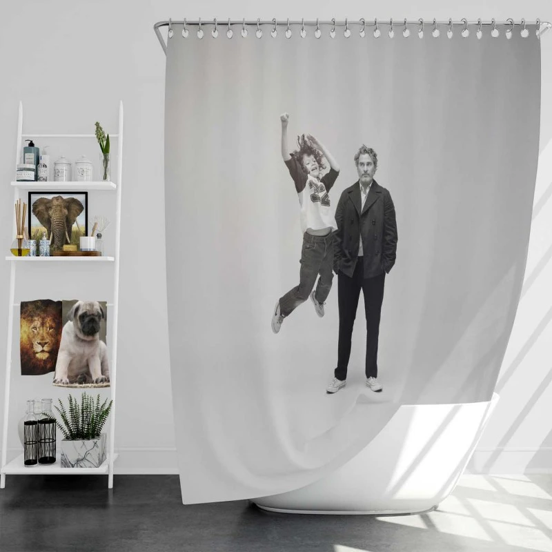 Cmon Cmon Movie Joaquin Phoenix Bath Shower Curtain