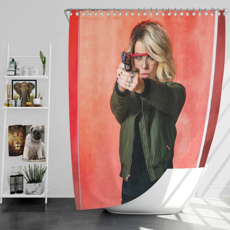 Jolt Movie Kate Beckinsale Lindy Bath Shower Curtain