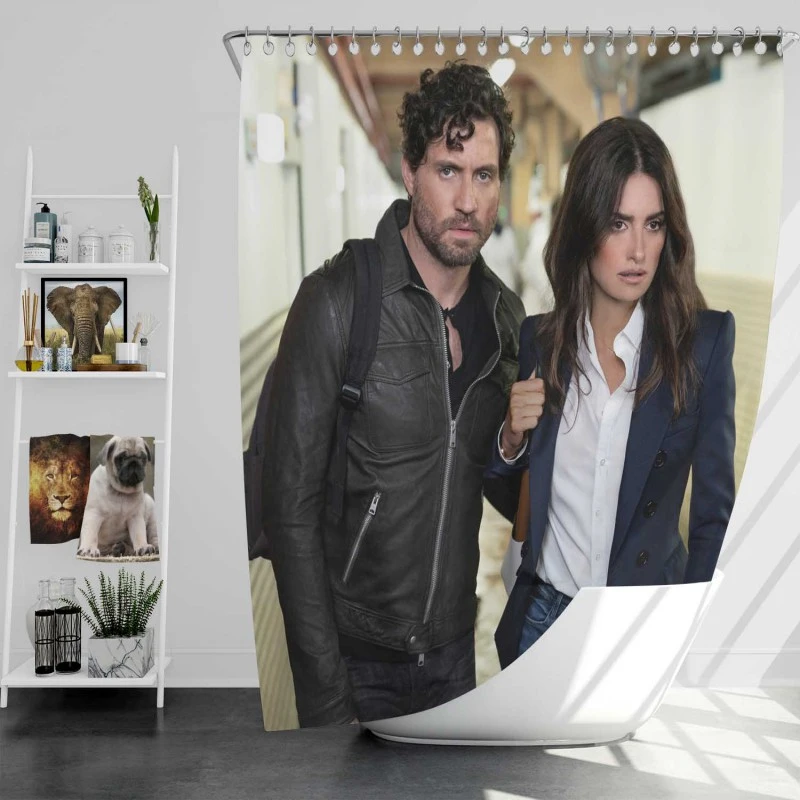 The 355 Movie Penelope Cruz Bath Shower Curtain