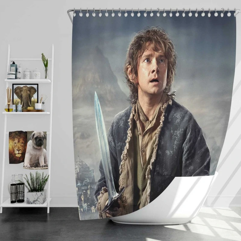 The Hobbit The Desolation Of Smaug Movie Bath Shower Curtain