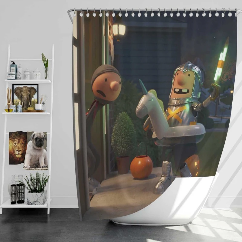 Diary Of A Wimpy Kid Movie Bath Shower Curtain