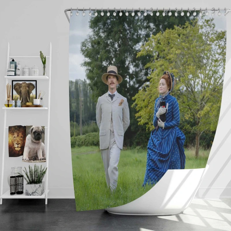 The Electrical Life Of Louis Wain Movie Benedict Cumberbatch Bath Shower Curtain