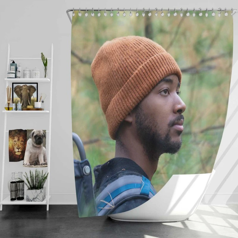 Mother/Android Movie Algee Smith Bath Shower Curtain