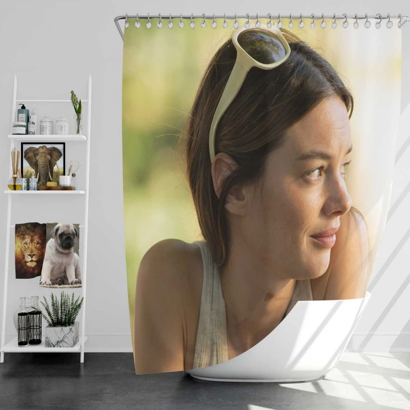 The Deep House Movie Camille Rowe Bath Shower Curtain