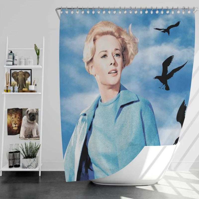 The Birds Movie Bath Shower Curtain