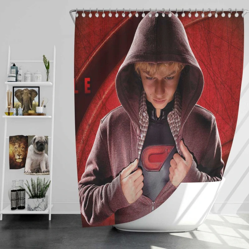 The Invisible Boy Movie Bath Shower Curtain