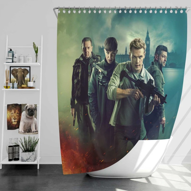 Sas Red Notice Movie Tom Wilkinson Bath Shower Curtain