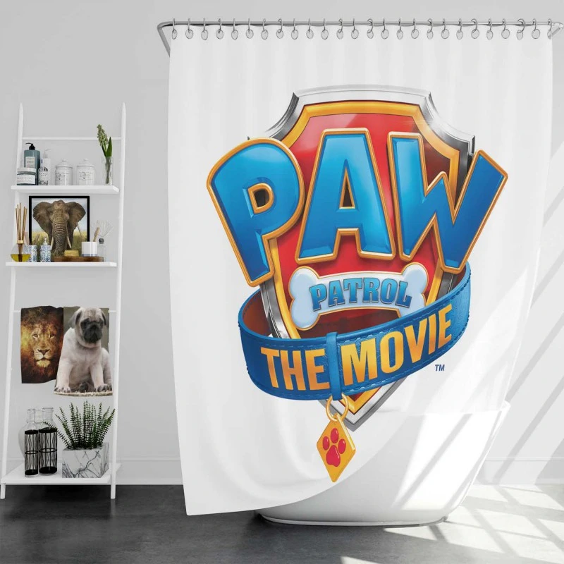 Paw Patrol The Movie Movie Bath Shower Curtain