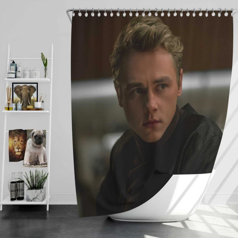 The Voyeurs Movie Ben Hardy Bath Shower Curtain