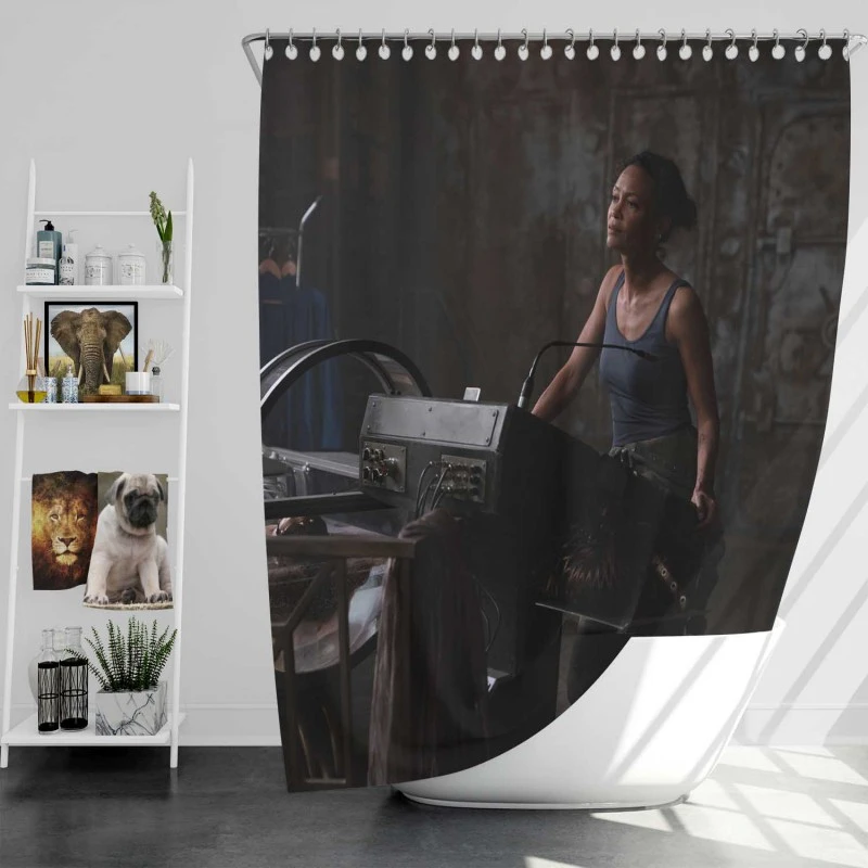 Reminiscence Movie Thandiwe Newton Bath Shower Curtain
