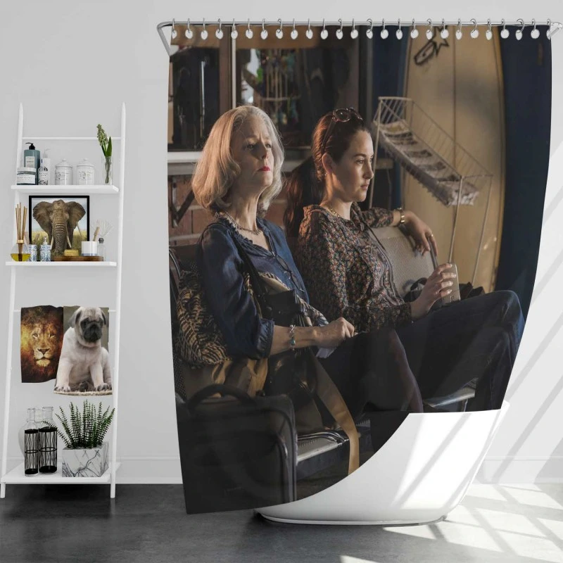 The Mauritanian Movie Jodie Foster Shailene Woodley Bath Shower Curtain