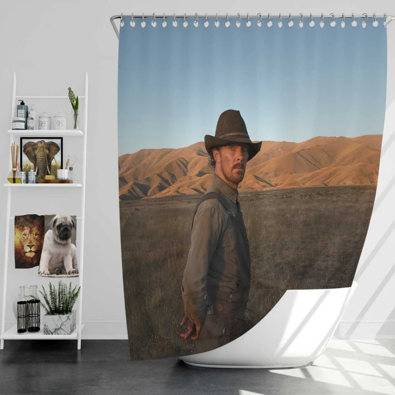 The Power Of The Dog Movie Benedict Cumberbatch Bath Shower Curtain