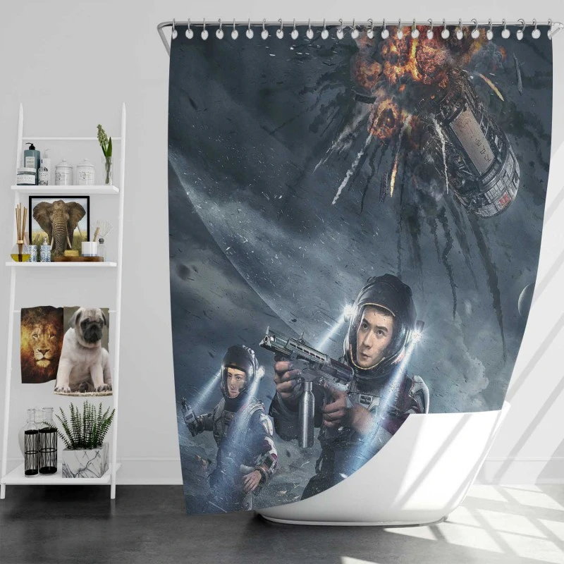 Mutation On Mars Movie Bath Shower Curtain