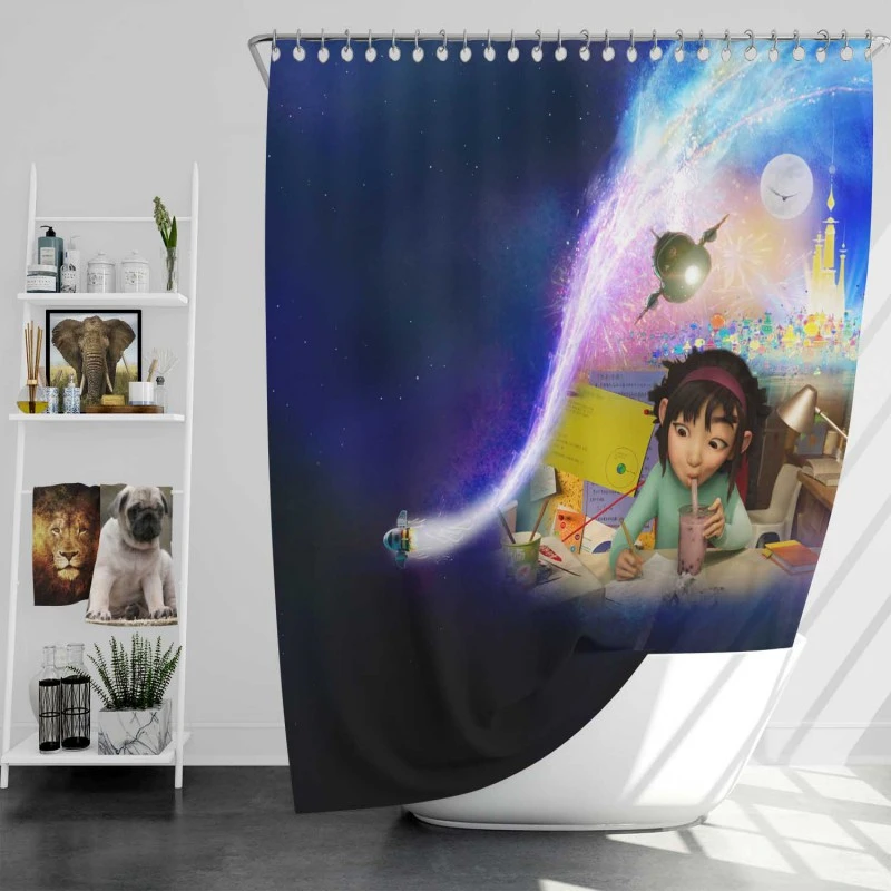 Over The Moon Movie Fei Fei Bath Shower Curtain