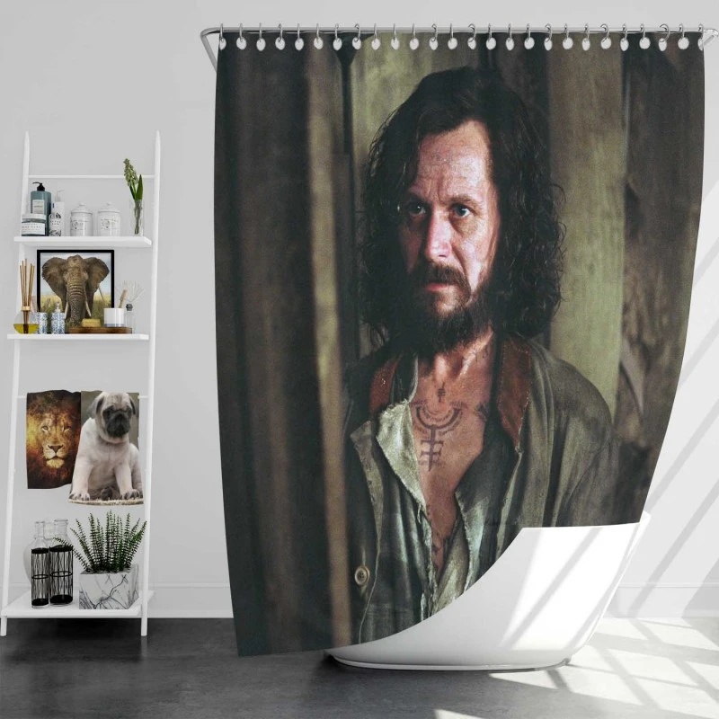 Sirius Black In Harry Potter Movie Bath Shower Curtain