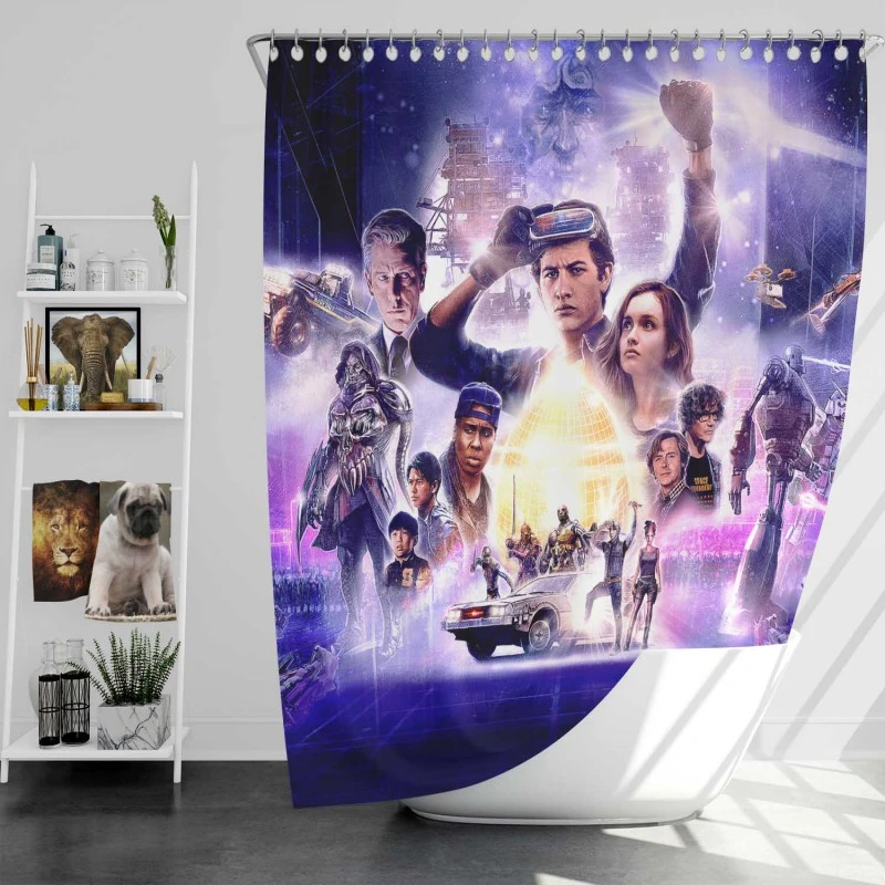 Ready Player One Movie Bath Shower Curtain