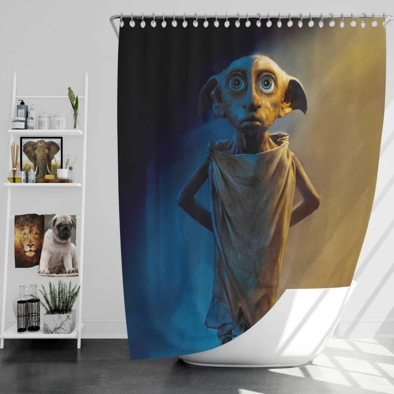 Dobby The House Elf Harry Potter And The Deathly Hallows Movie Bath Shower Curtain