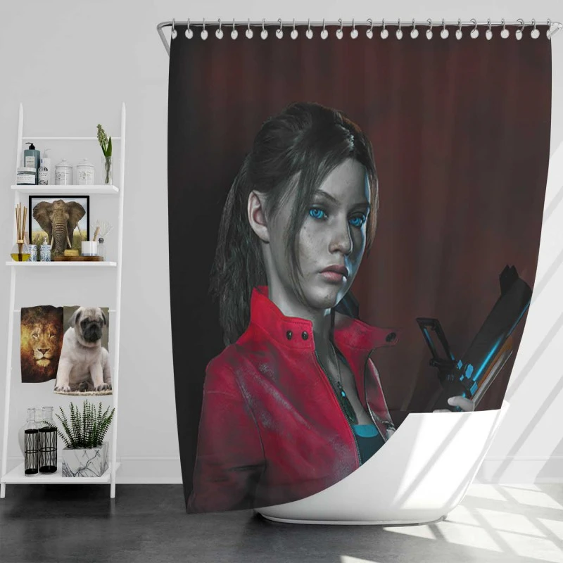 Claire Redfield Movie Claire Redfield Bath Shower Curtain