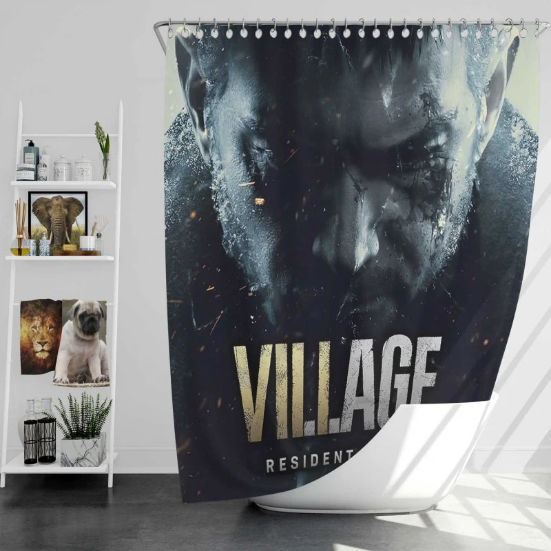Ethan Suffering From The Cold Of Nightmares Movie Bath Shower Curtain