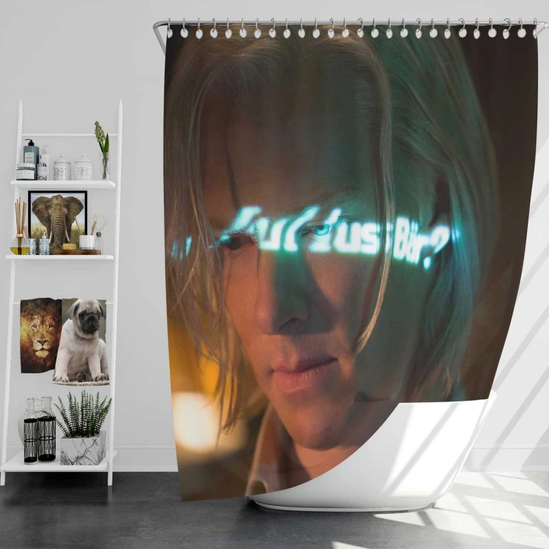 The Fifth Estate Movie Benedict Cumberbatch Bath Shower Curtain
