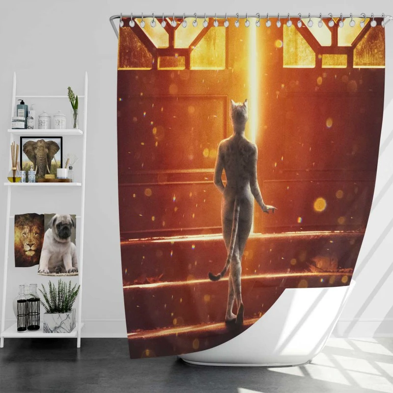Cats Movie Bath Shower Curtain