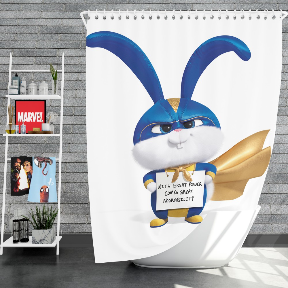 The Secret Life Of Pets 2 Movie Snowball Shower Curtain