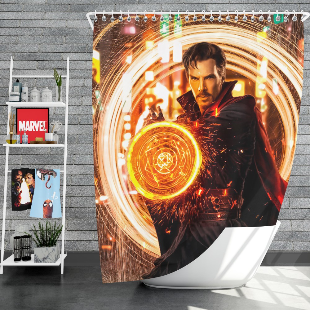 Doctor Strange Movie Benedict Cumberbatch Shower Curtain