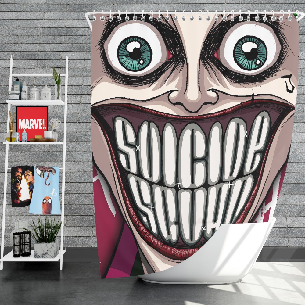 Suicide Squad Movie Dc Comics Joker Shower Curtain