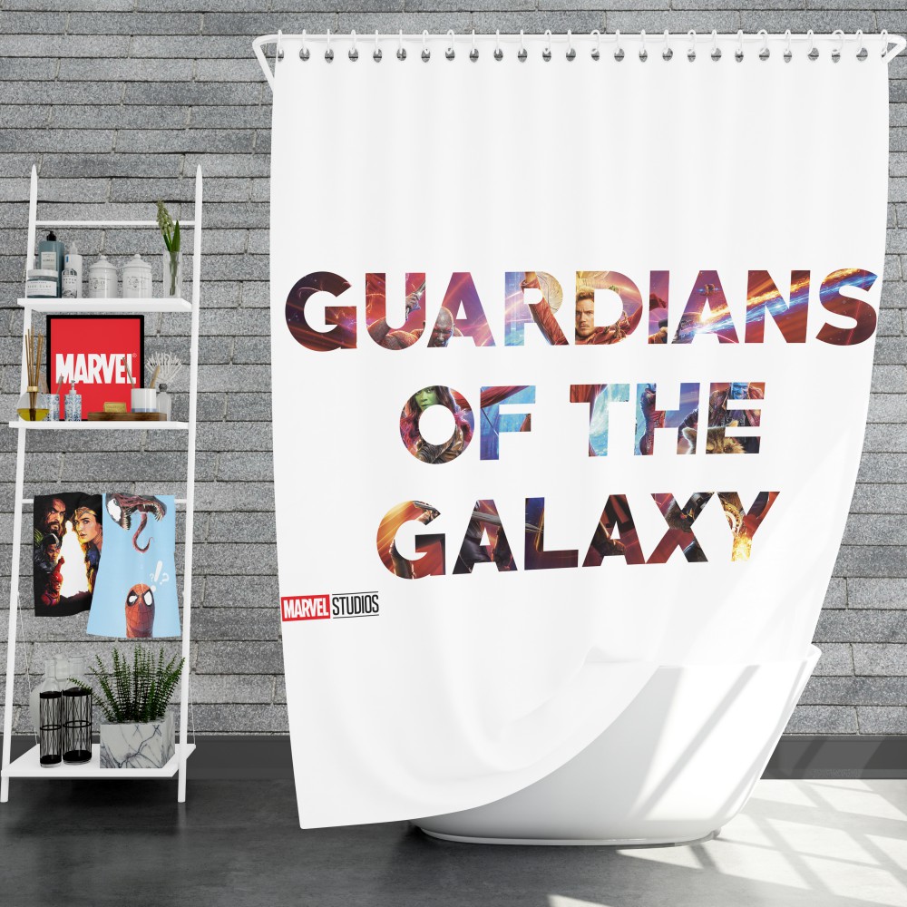 Guardians Of The Galaxy Movie Shower Curtain