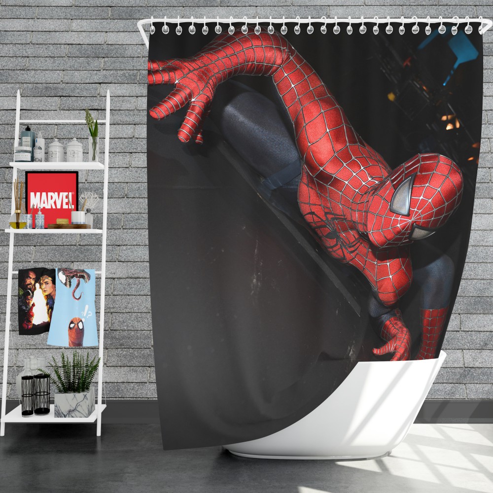 Spider-Man Moviemarvel Teen Super Hero Shower Curtain
