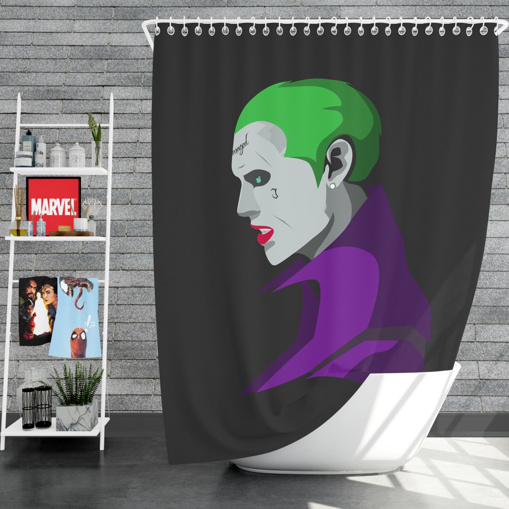 Jared Leto In Suicide Squad Movie Shower Curtain