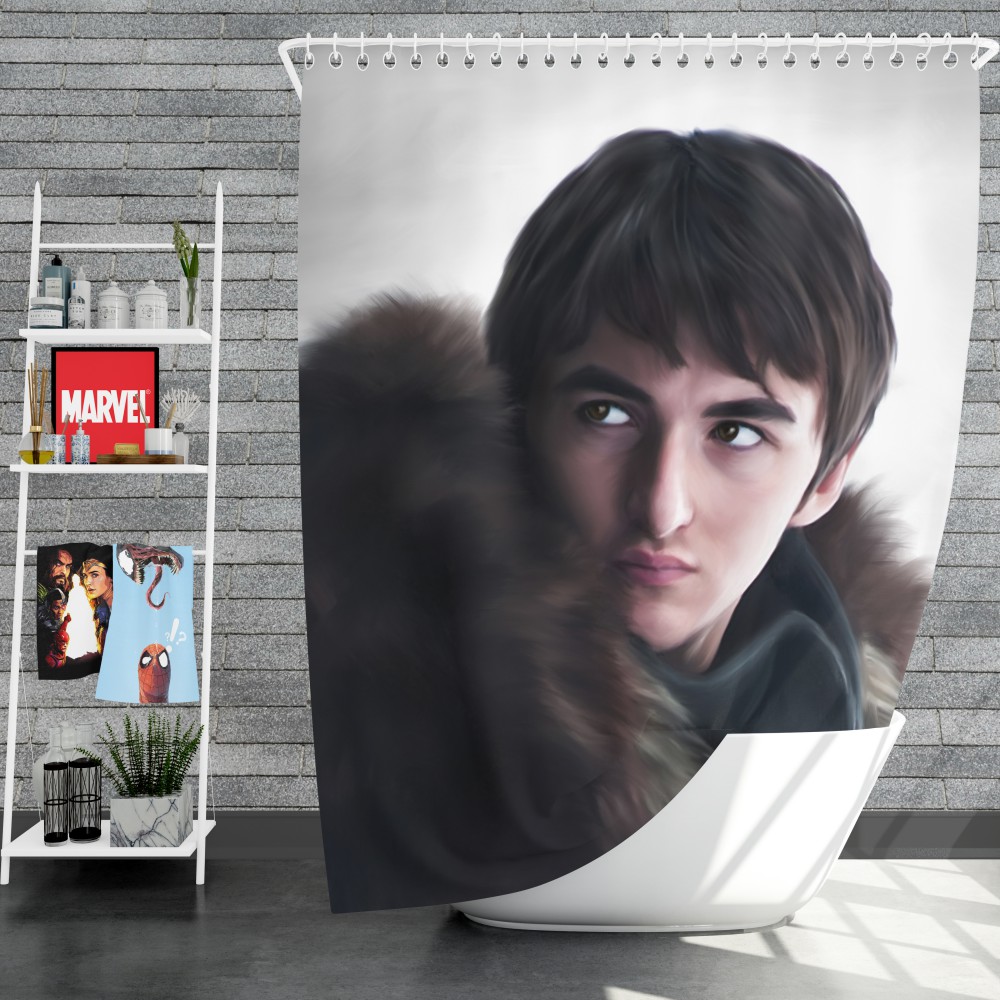 Game Of Thrones Tv Series Bran Stark Shower Curtain