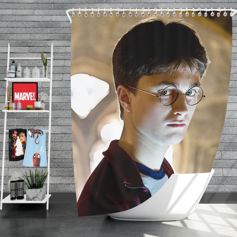 Harry Potter And The Half-Blood Prince Movie Daniel Radcliffe Shower Curtain