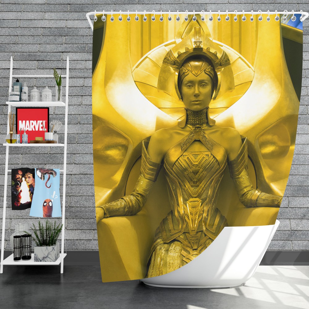 Guardians Of The Galaxy Vol 2 Movie Ayesha Elizabeth Debicki Shower Curtain