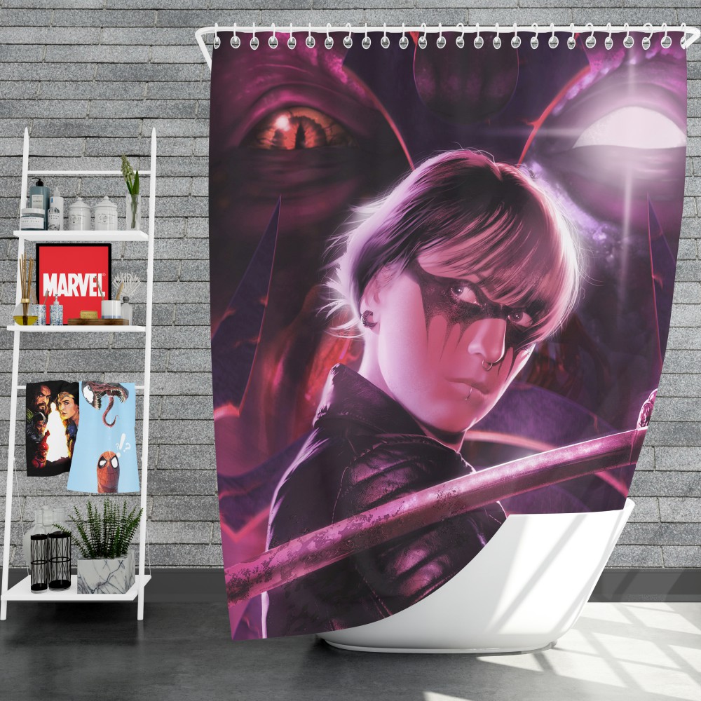 Demon Hunter Movie Shower Curtain