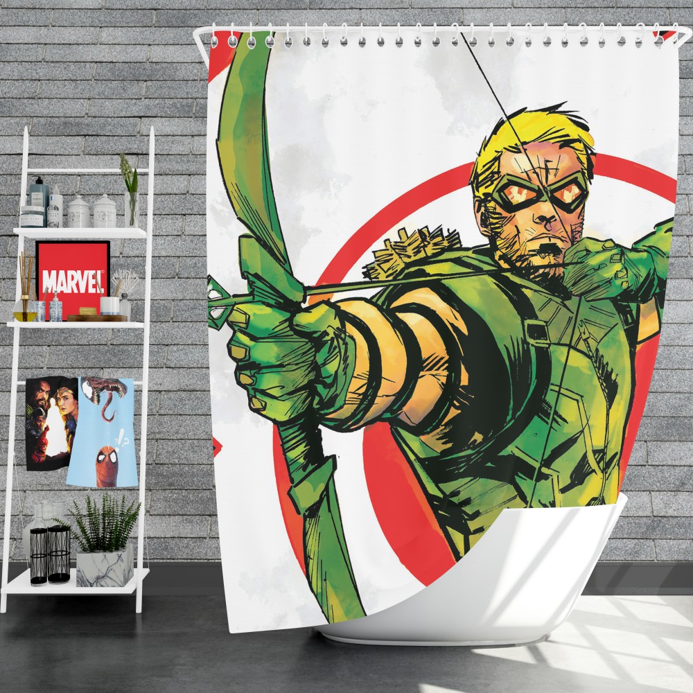 Green Arrow Movie Dc Universe Shower Curtain