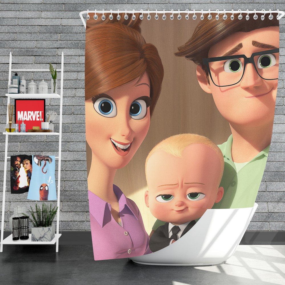 The Boss Baby Movie Shower Curtain