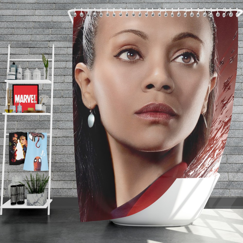 Star Trek Beyond Movie Nyota Uhura Star Trek Beyond Zoe Saldana Shower Curtain