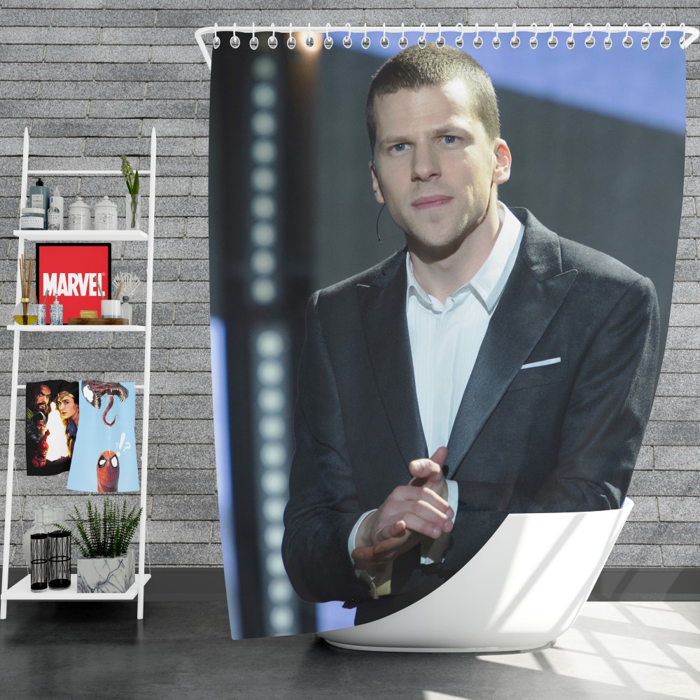 Now You See Me 2 Movie J Daniel Atlas Jesse Eisenberg Shower Curtain