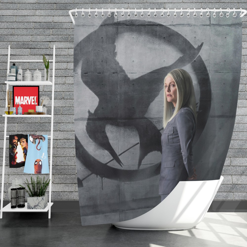 Julianne Moore In The Hunger Games Mockingjay Part 2 Movie Shower Curtain