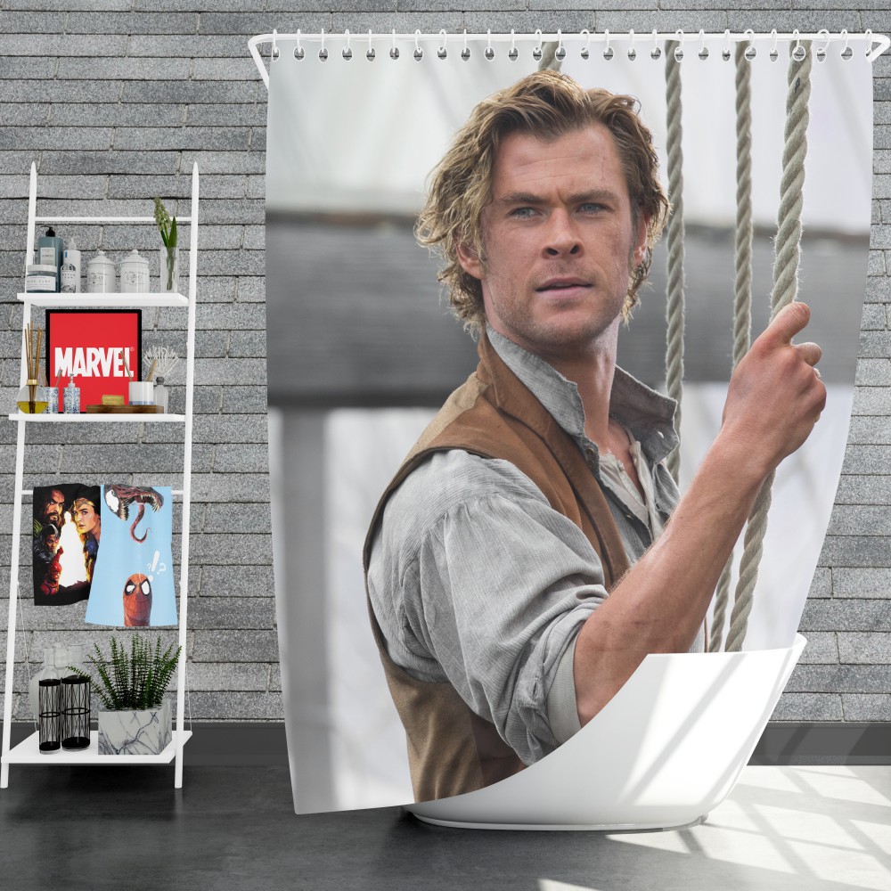 In The Heart Of The Sea Movie Chris Hemsworth Shower Curtain