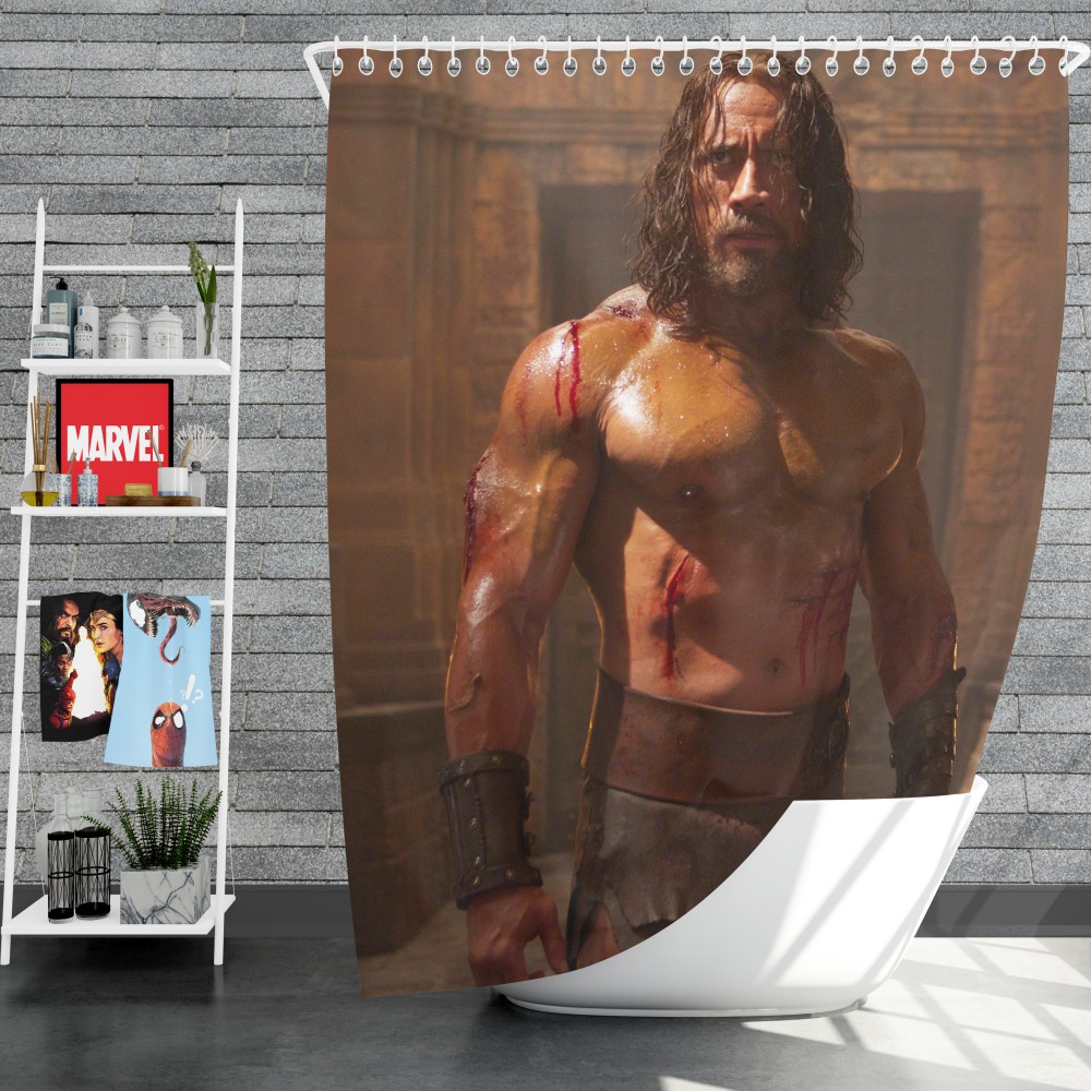 The Rock In Hercules Movie 2014 Shower Curtain