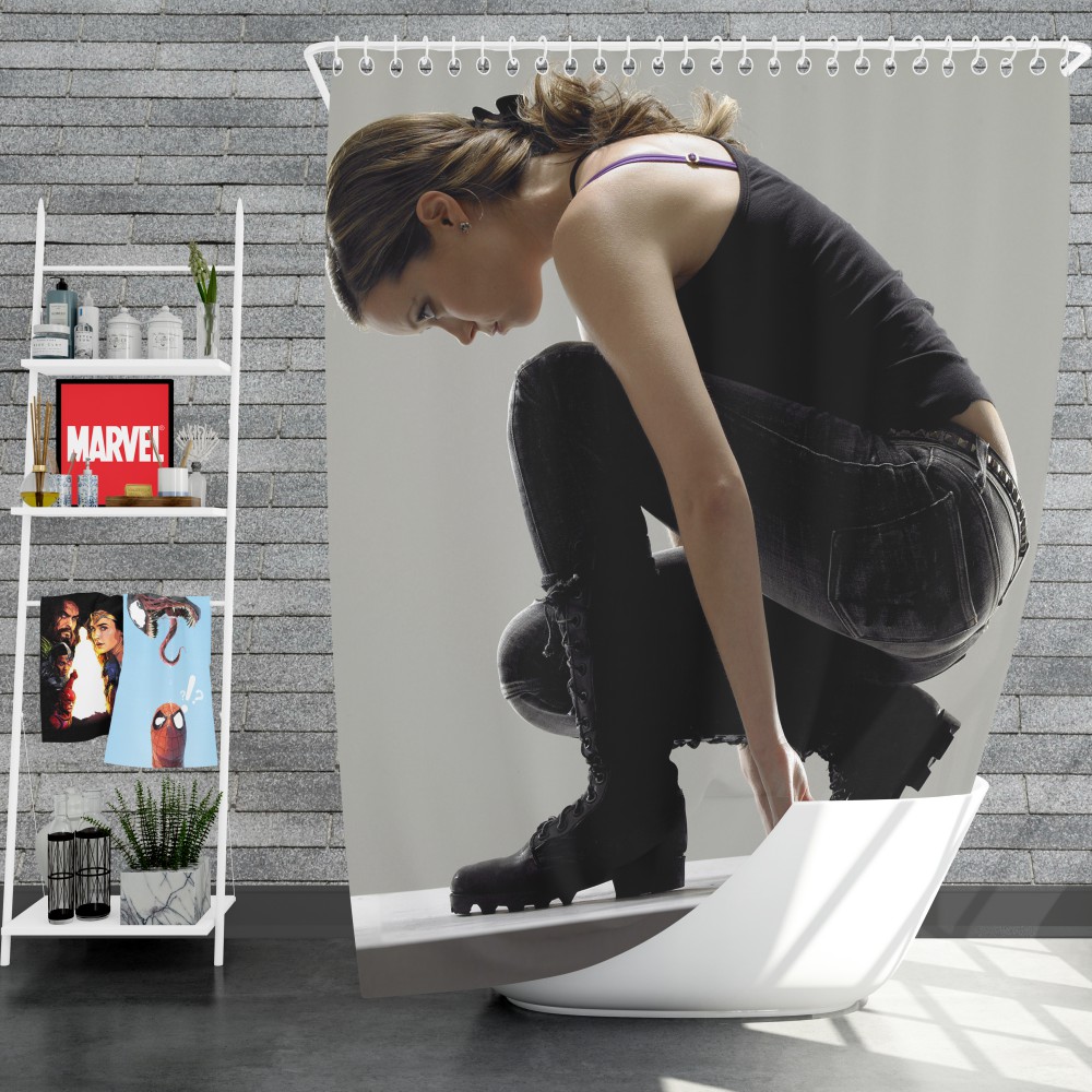 Summer Glau In Terminator The Sarah Connor Chronicles Tv Show Shower Curtain