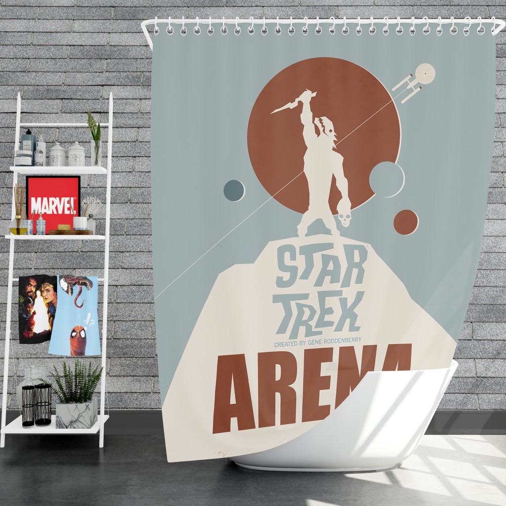 Star Trek The Original Series Arena Episode Tv Show Shower Curtain