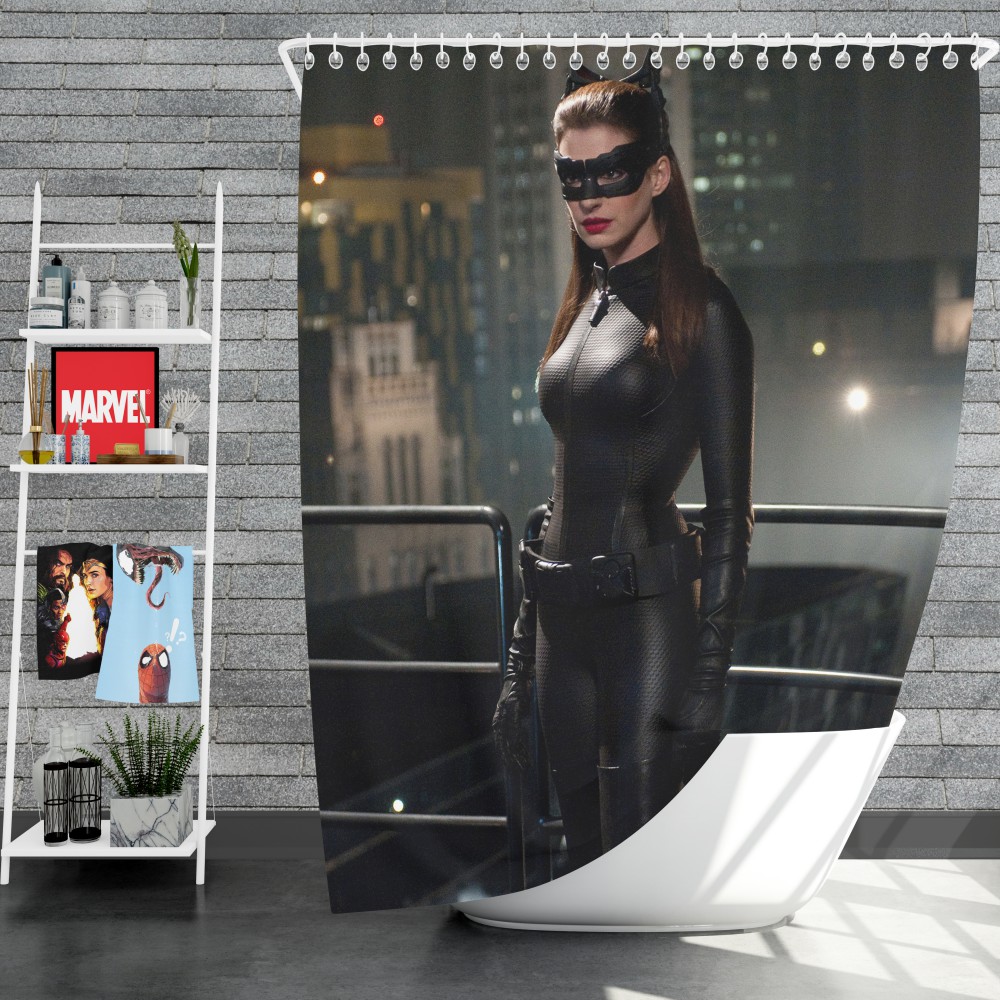 Catwoman In The Dark Knight Rises Movie Shower Curtain