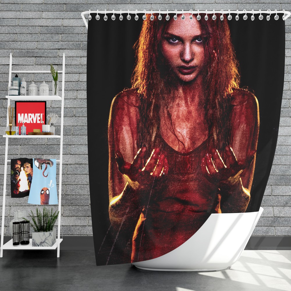 Carrie White In Carrie Movie Chloe Grace Moretz Shower Curtain