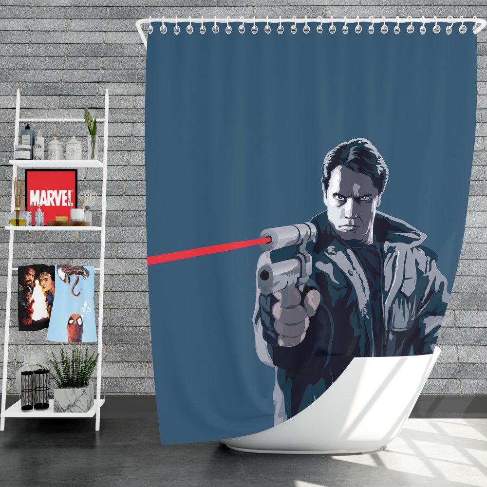 The Terminator Movie Shower Curtain