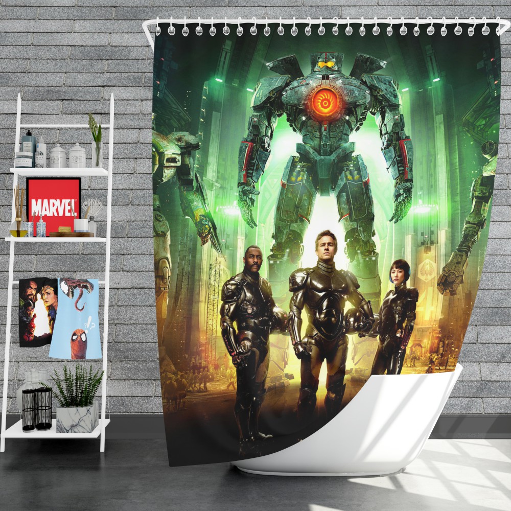 Pacific Rim Movie Stacker Pentecost Lambert Liwen Shao Shower Curtain