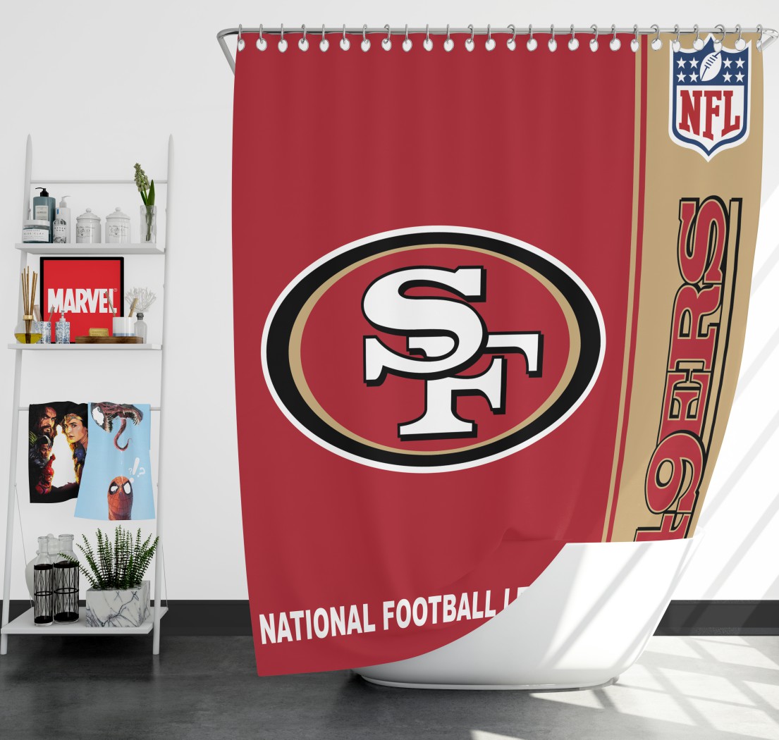 Nfl San Francisco 49Ers Shower Curtain
